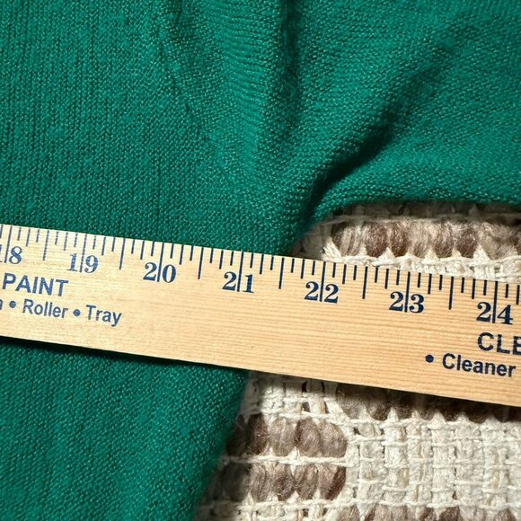 VTG 80s Lacoste Izod Acrylic Knit Cardigan made in USA Mens Medium Grandpa - Picture 6 of 7